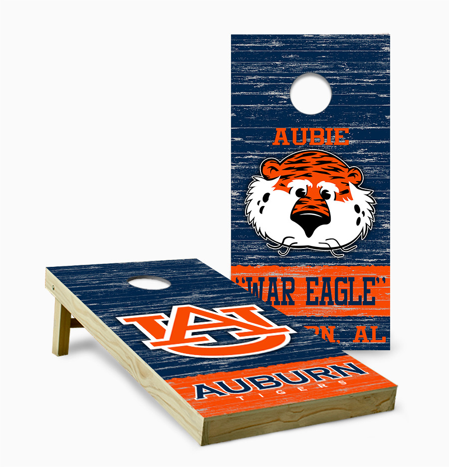 Auburn Tigers Cornhole Set – Version 6 | Regulation Boards + Bags