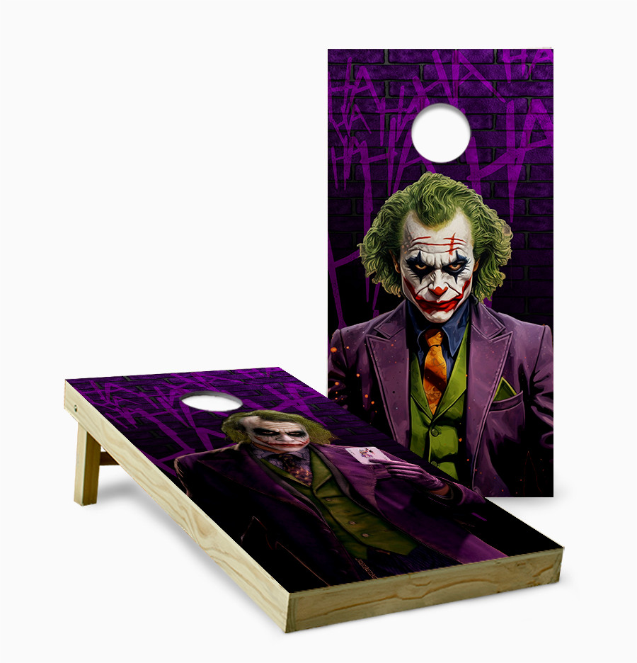 Joker Version 3 Cornhole Set with Bags | Premium Game Boards