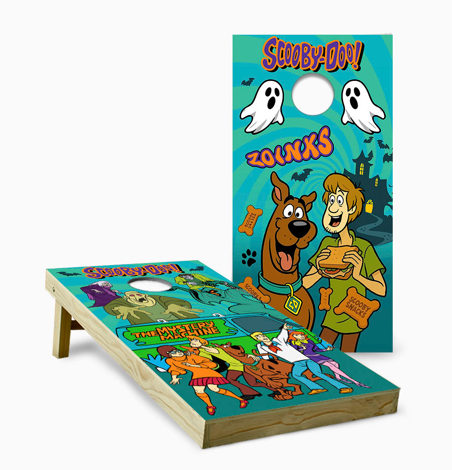 Scooby-Doo Cornhole Board Set – Mystery Gang Game Set
