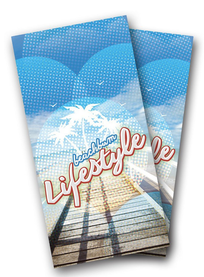 Beach Bum Lifestyle Cornhole Wraps - Custom Cornhole, LLC