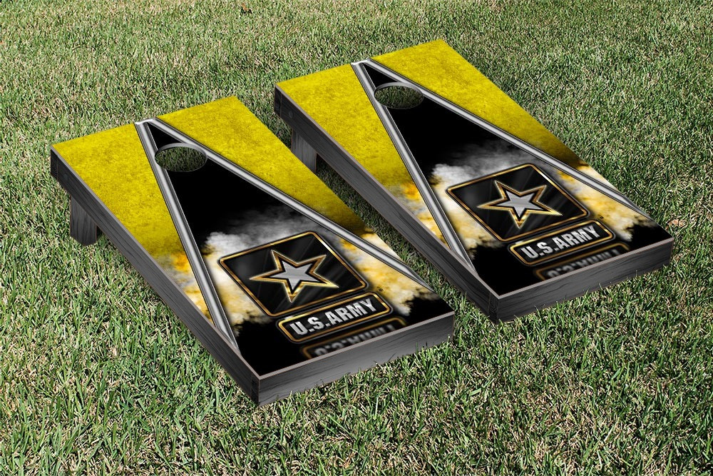 US Army Explosion Cornhole Set with Bags - Custom Cornhole, LLC