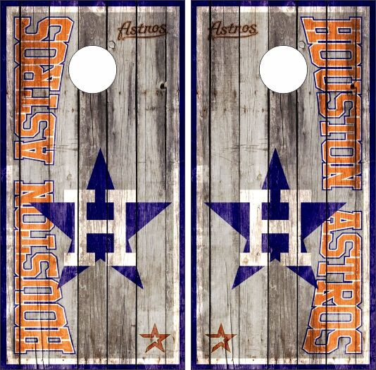 Painted Cornhole Boards Houston Astros Sports & Outdoor Recreation Toys