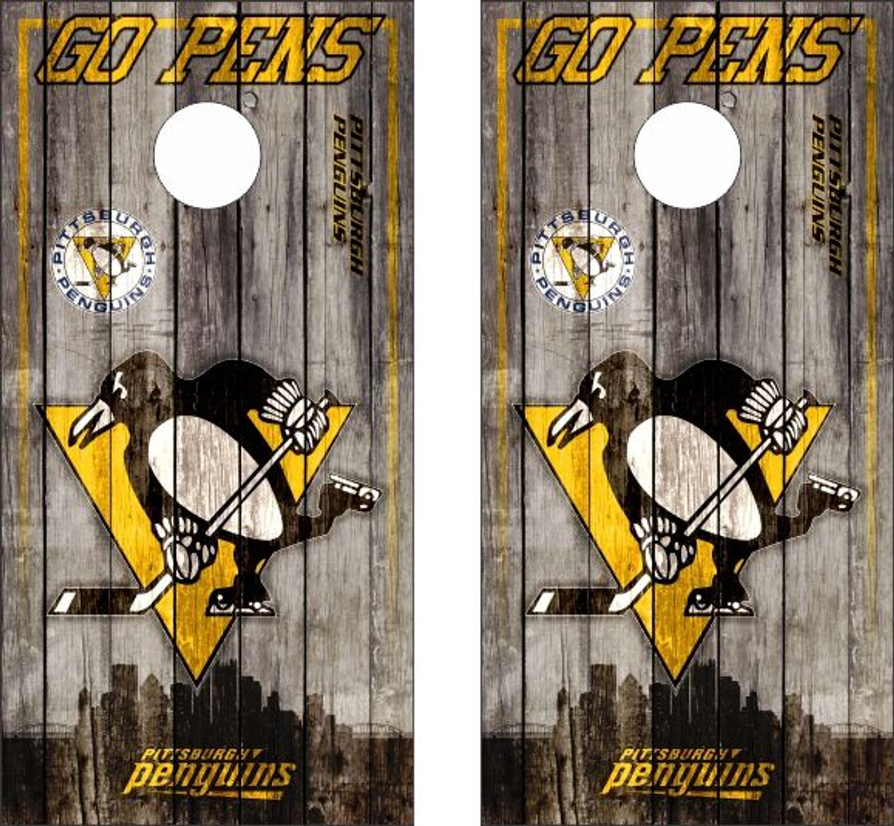 Pittsburgh Steelers Light Gray Board Cornhole Board Vinyl Wrap Laminat – We  Print Vinyl Wraps