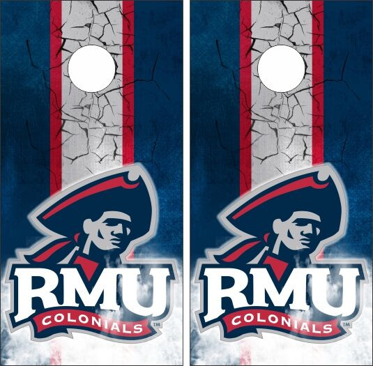 Robert Morris Colonials Cornhole Wraps - Set of 2 - Custom
