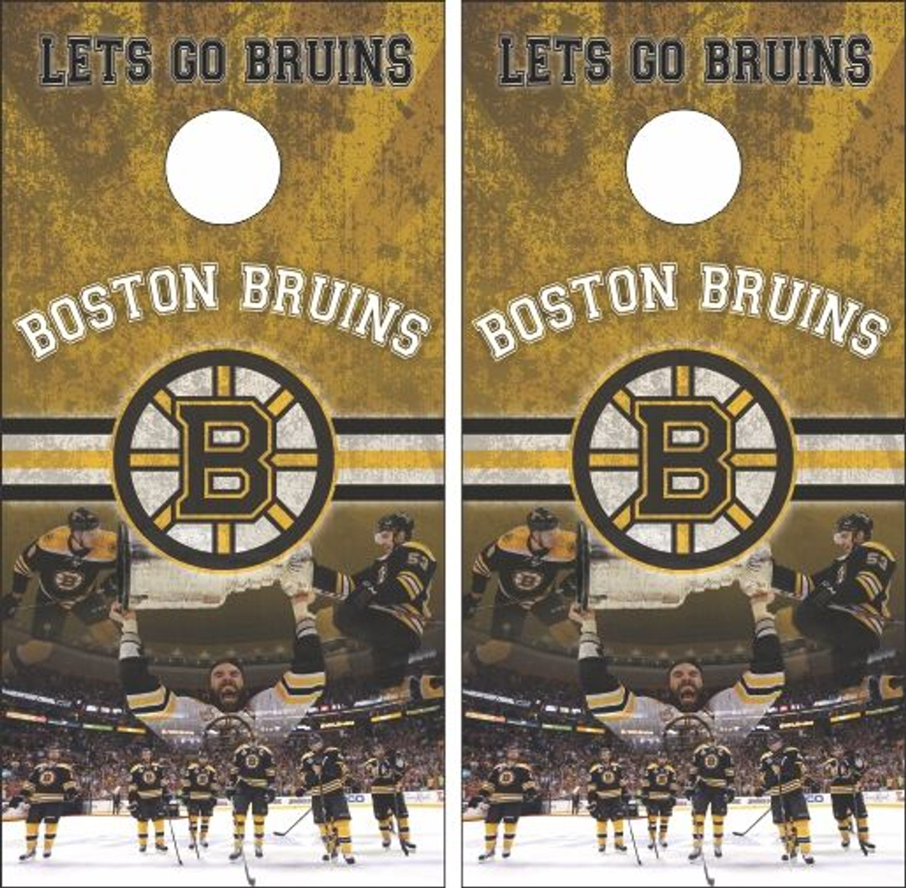 s BB1 Boston Bruins cornhole board or vehicle decal 