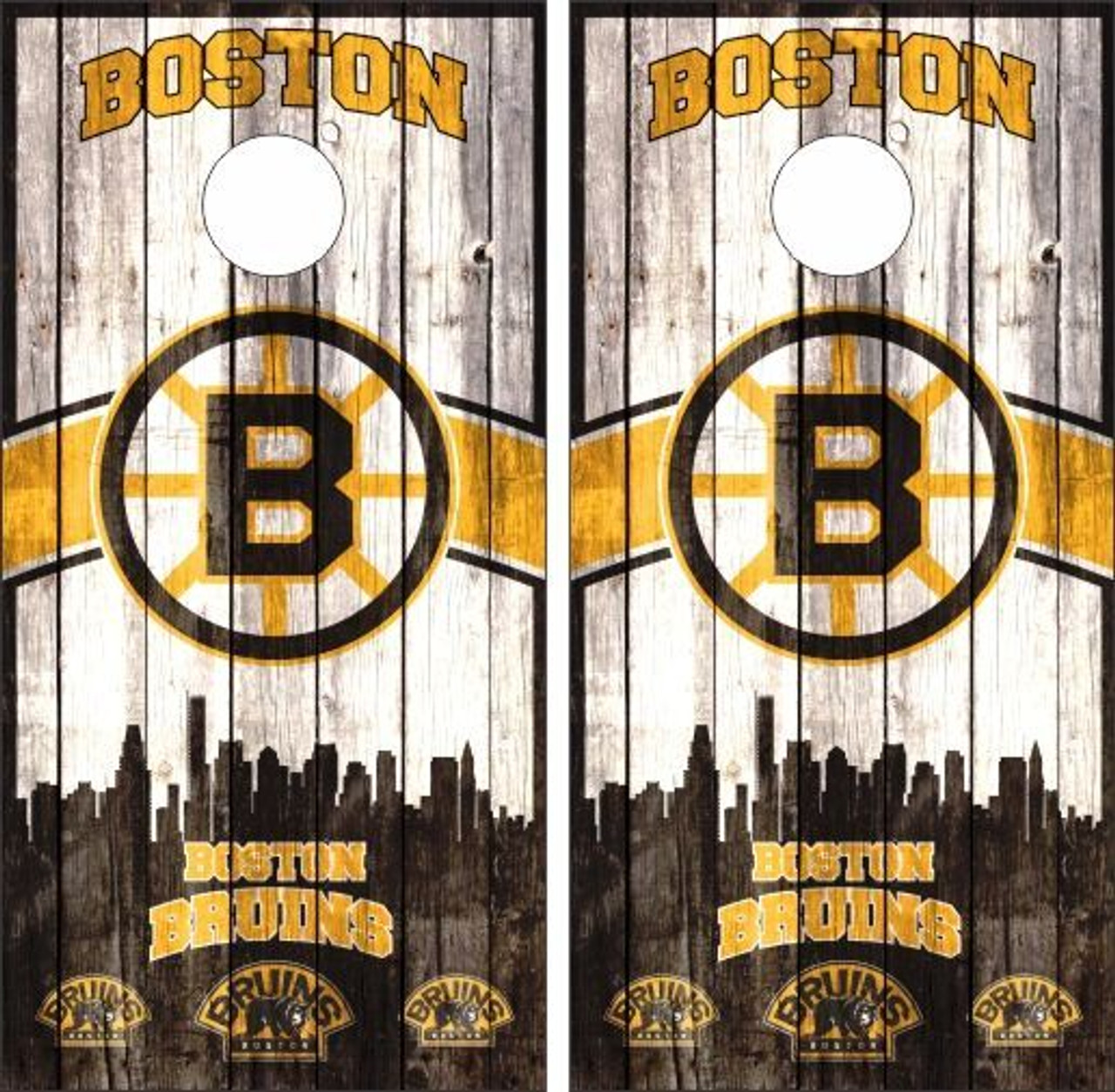 Boston Sports Cornhole Wraps - Set of 2 - Custom Cornhole, LLC