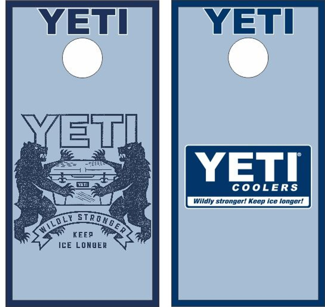 Yeti Coolers Cornhole Wraps - Set of 2 - Custom Cornhole, LLC