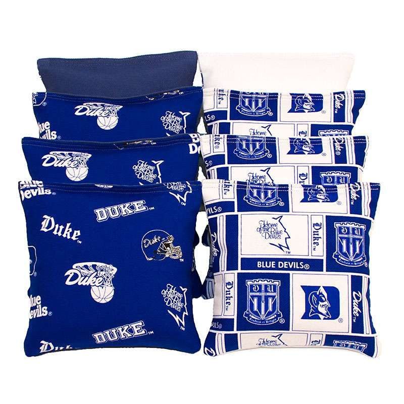 Duke Blue Devils (Version 2) Cornhole Bags - Set of 8 - Custom