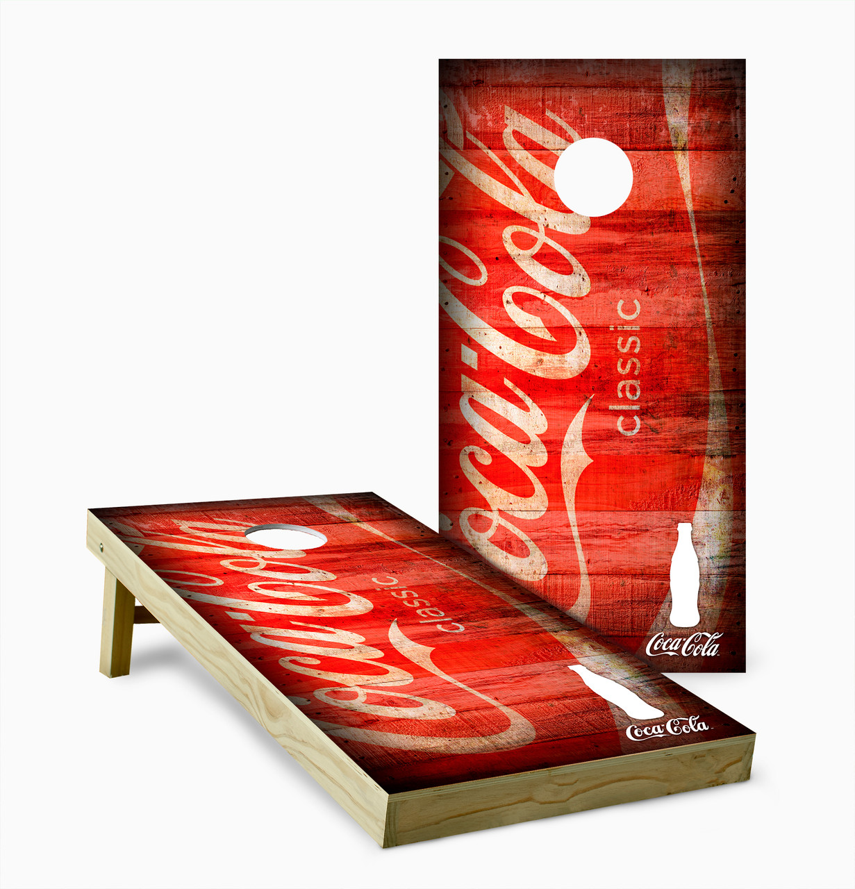 Coca-Cola Cornhole Set with Bags - Custom Cornhole, LLC