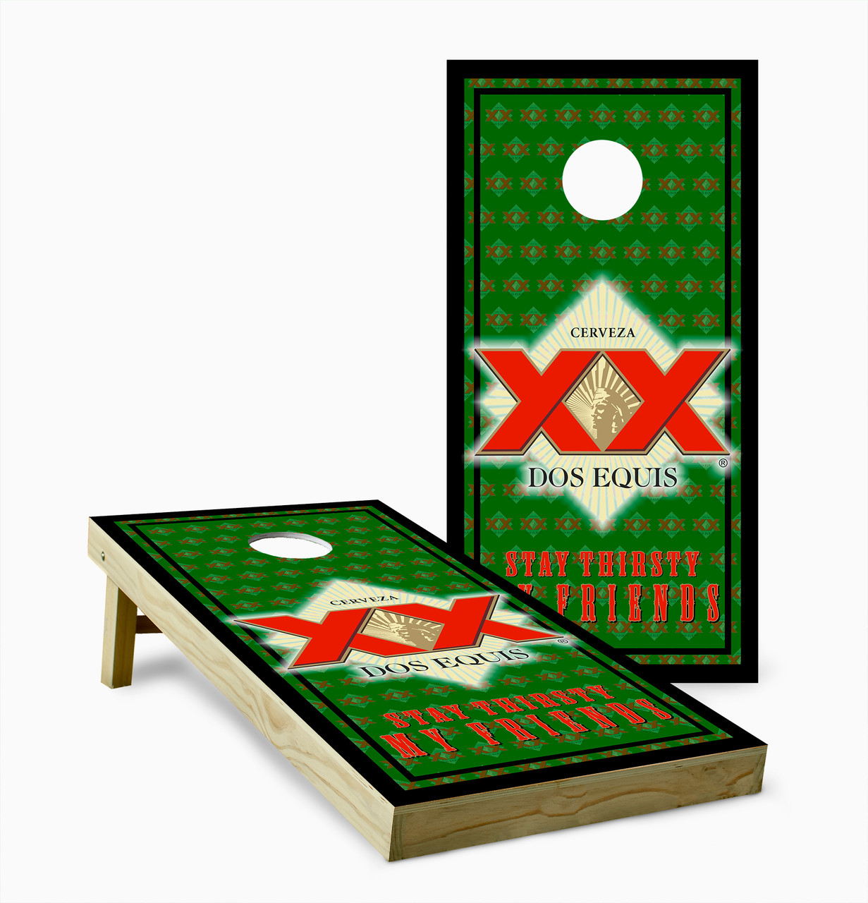 Dos Equis Cornhole Set with Bags - Custom Cornhole, LLC