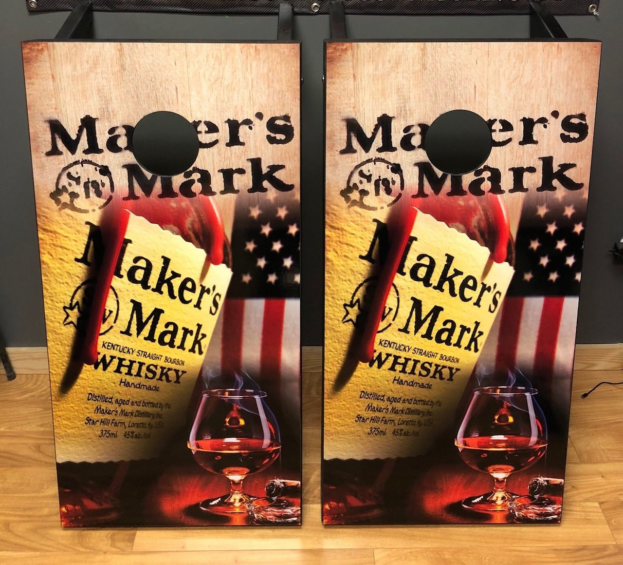 Maker S Mark Cornhole Set With Bags Custom Cornhole Llc