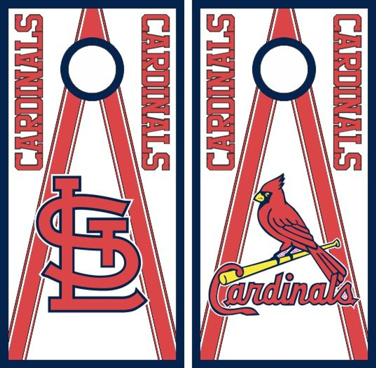 St. Louis Cardinals Version 7 Cornhole Set with Bags - Custom Cornhole, LLC