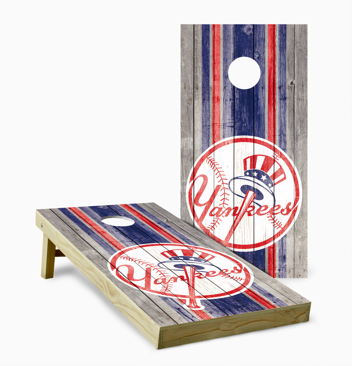 New York Yankees Version 9 Cornhole Set with Bags - Custom