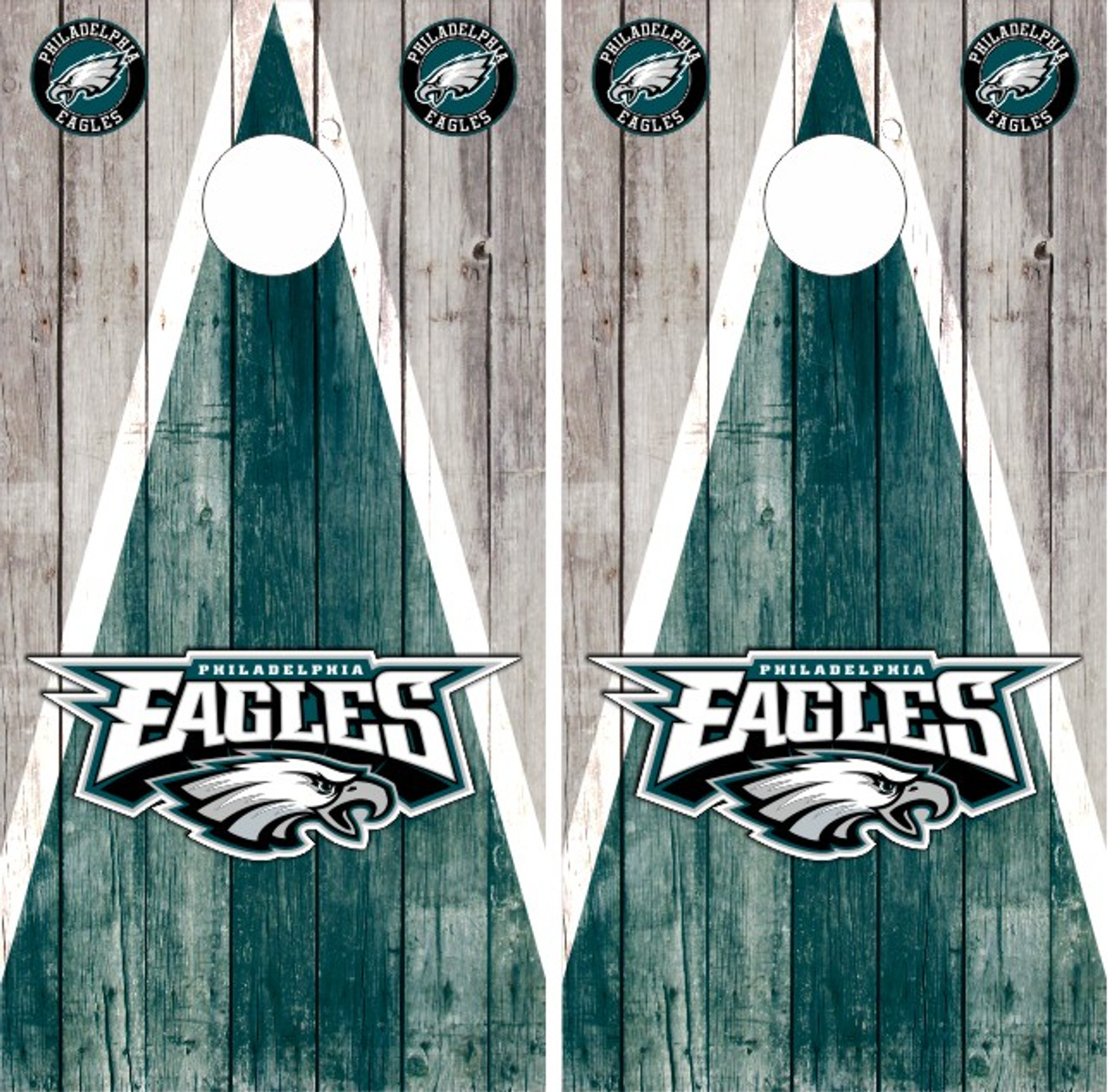 philadelphia eagles cornhole boards