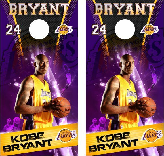 Kobe Bryant Cornhole Wraps - Set of 2 - Custom Cornhole, LLC