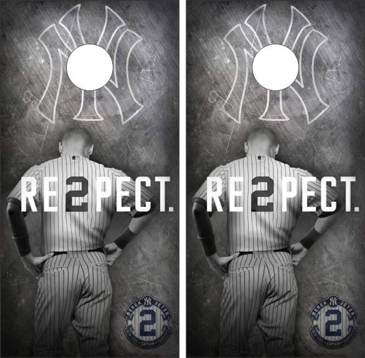 New York Yankees Derek Jeter Cornhole Wraps - Set of 2 - Custom Cornhole,  LLC