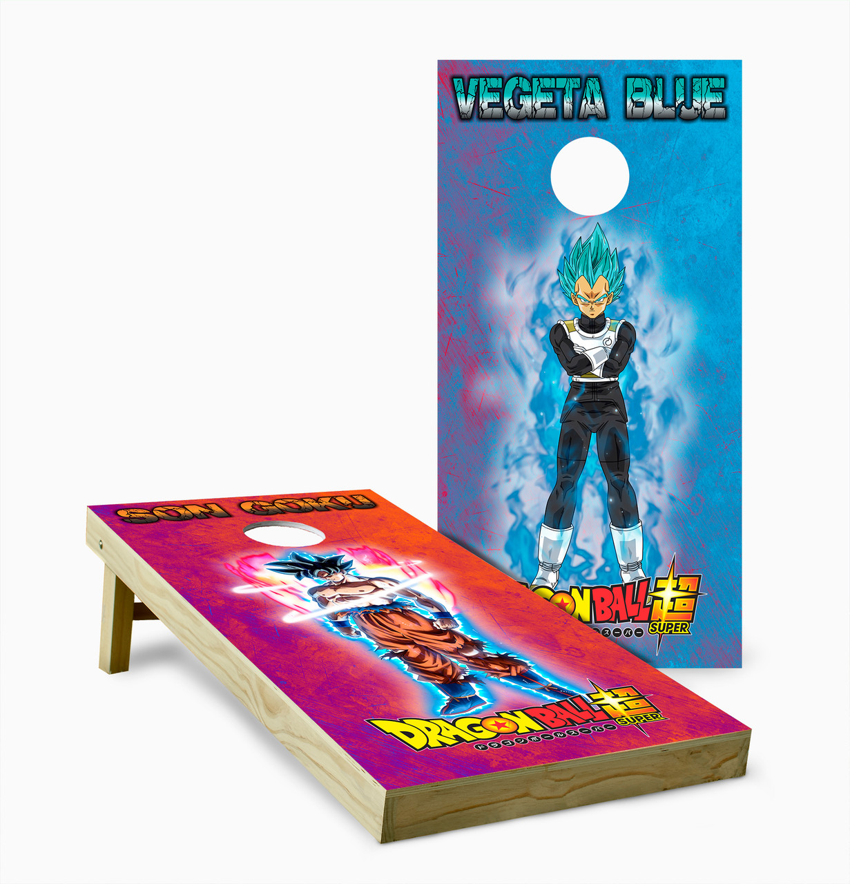 Cornball［カセット］ Dragon Ball Z Version 2 Cornhole Set with Bags - Custom Cornhole, LLC