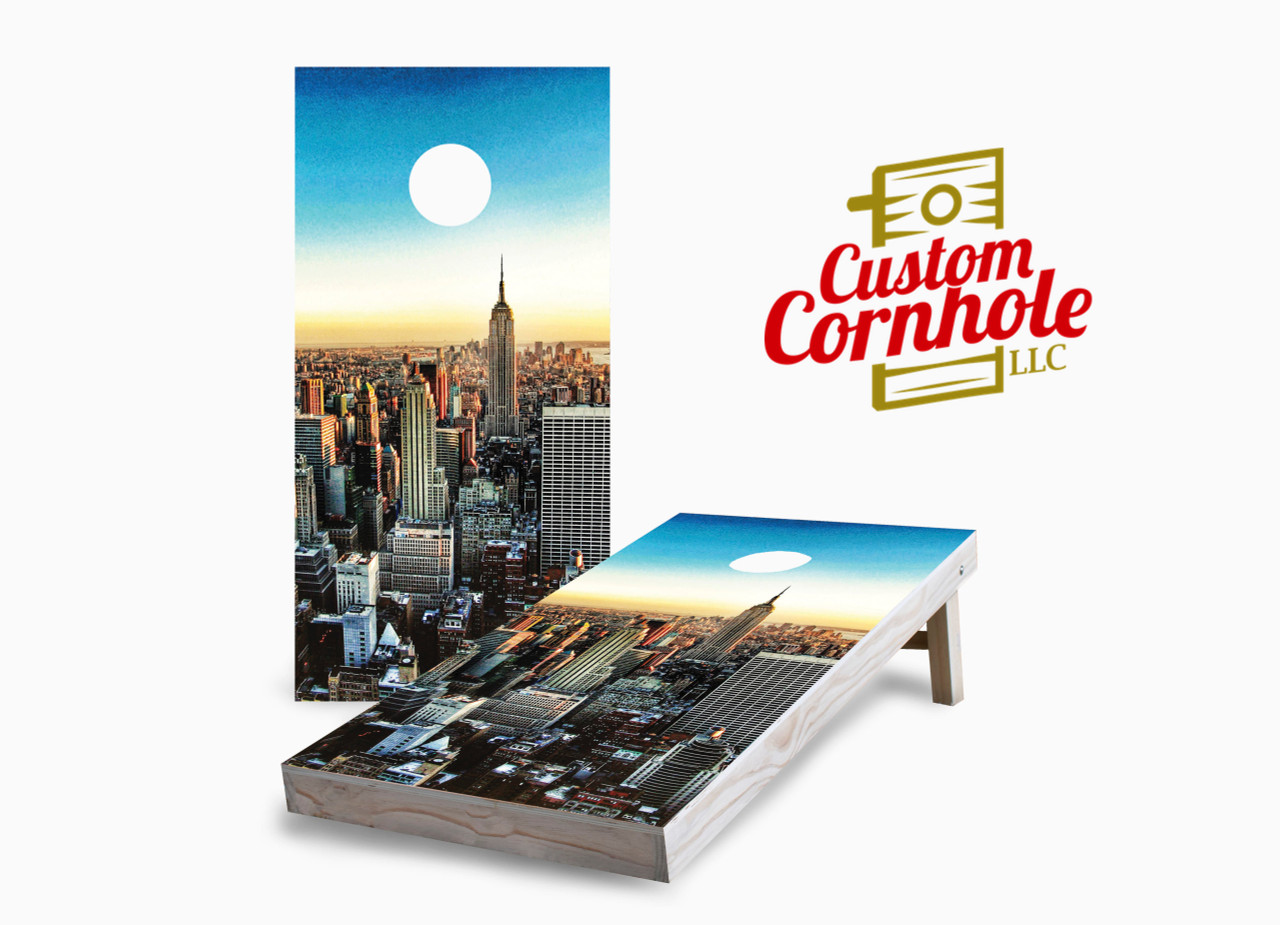 New York City Cornhole Set with Bags - Custom Cornhole, LLC