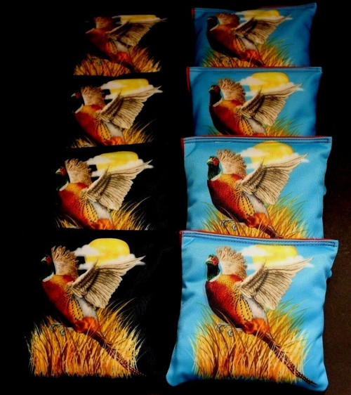 Pheasant Cornhole Bags - Set of 8
