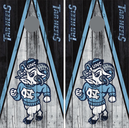 North Carolina Tar Heels Version 7 Cornhole Wraps - Set of 2