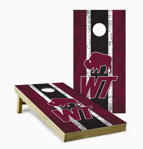 West Texas A&M Buffaloes Version 2 Cornhole Set with Bags