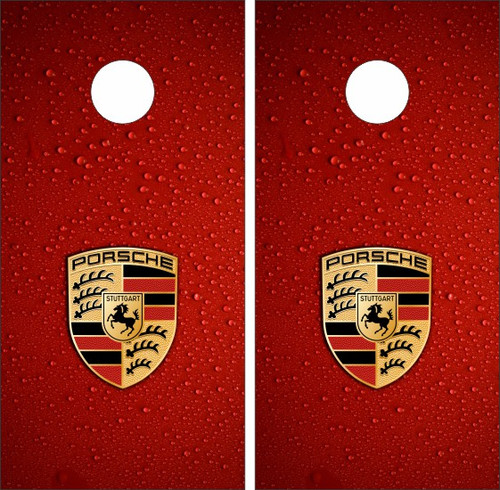 Porsche Cornhole Wraps - Set of 2