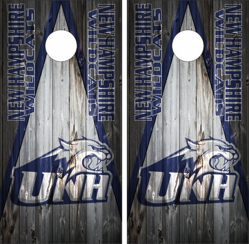 New Hampshire Wildcats Cornhole Wraps - Set of 2