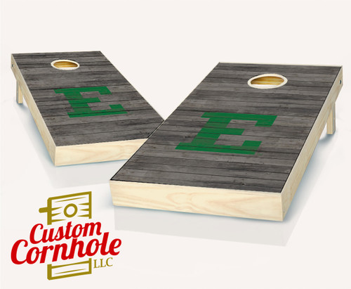 Eastern Michigan Eagles Distressed Cornhole Set with Bags