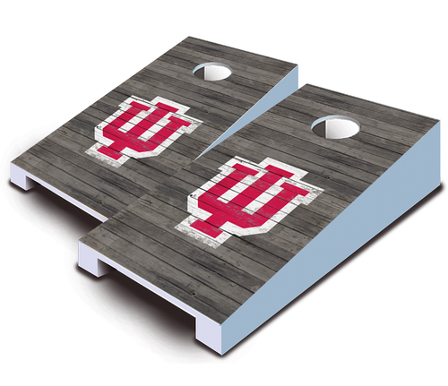 Indiana Hoosiers Distressed Tabletop Set with Bags