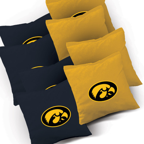 Iowa Hawkeyes Slanted Cornhole Set with Bags