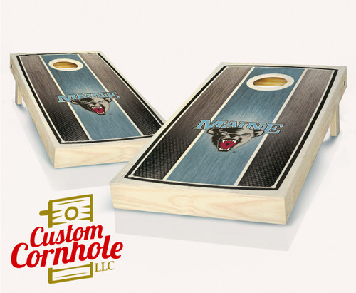 Maine Stained Stripe Cornhole Set with Bags