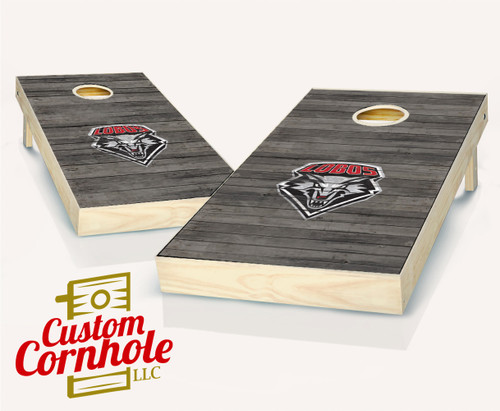 New Mexico Lobos Distressed Cornhole Set with Bags