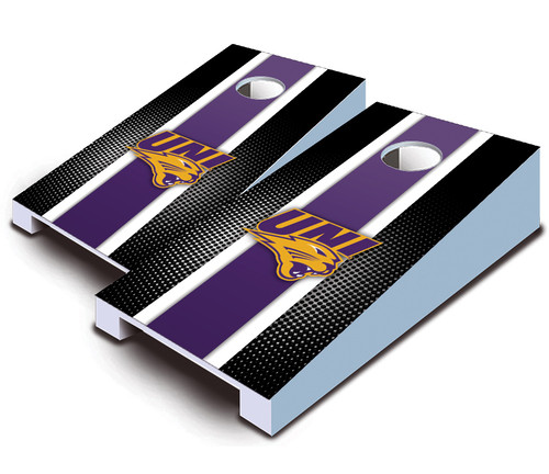 Northern Iowa Panthers Striped Tabletop Set with Bags