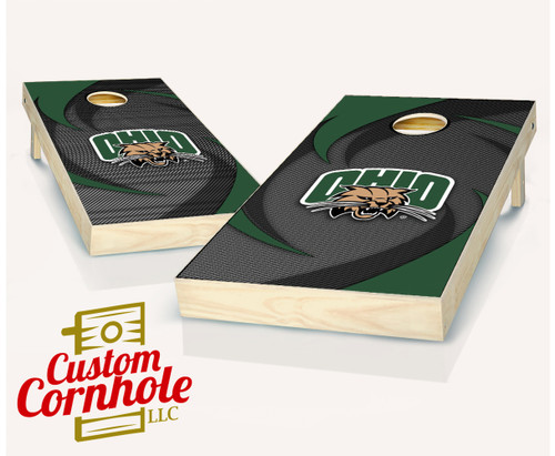 Ohio Bobcats Swoosh Cornhole Set with Bags