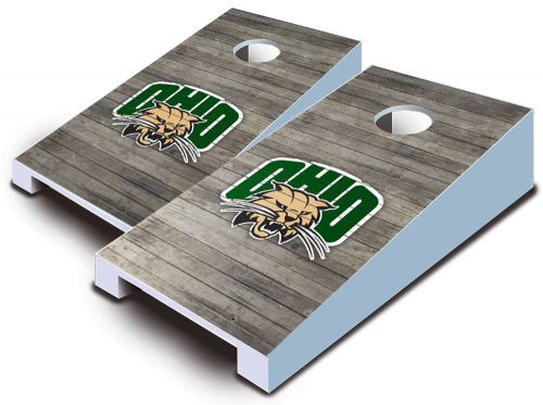 Ohio Bobcats Distressed Tabletop Set with Bags