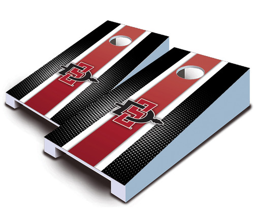 San Diego State Aztecs Striped Tabletop Set with Bags