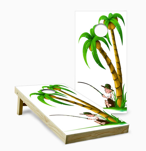 Perfect Day Fishing Cornhole Set with Bags