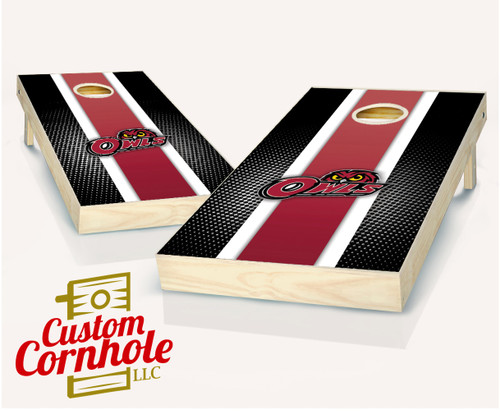 Temple Owls Striped Cornhole Set with Bags