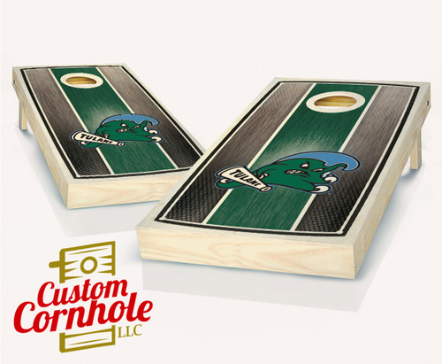 Tulane Green Wave Stained Strike Cornhole Set with Bags