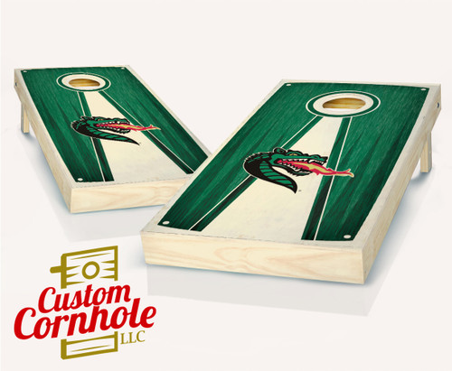 UAB Stained Pyramid Cornhole Set with Bags