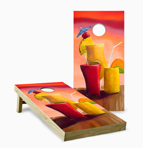 Cocktails Cornhole Set with Bags
