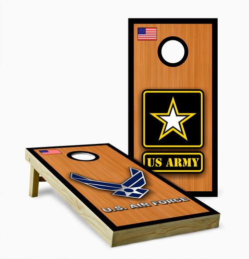 Air Force & Army Cornhole Set with Bags