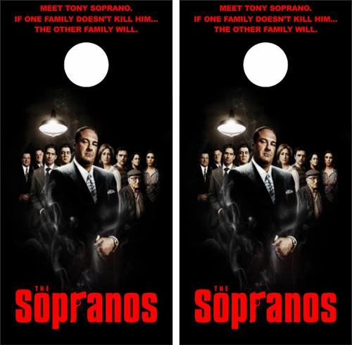 The Sopranos Cornhole Wraps - Set of 2