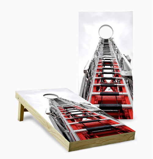 Fire Engine Ladder Cornhole Set with Bags