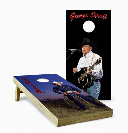 George Strait Cornhole Set with Bags