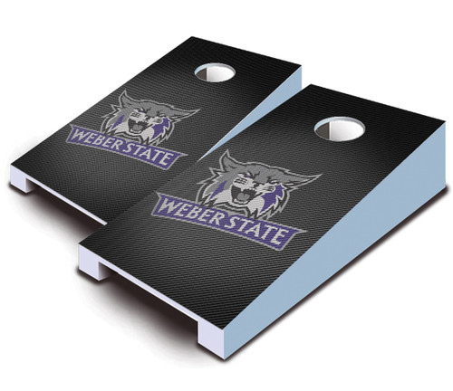 Weber State Wildcats Slanted Tabletop Set with Bags