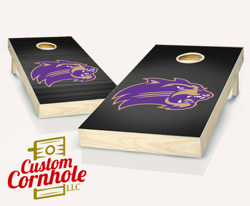 Western Carolina Catamounts Slanted Cornhole Set with Bags