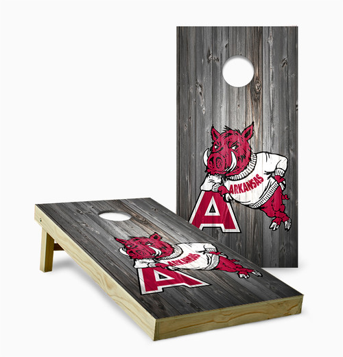 Arkansas Razorbacks Version 10 Cornhole Set with Bags