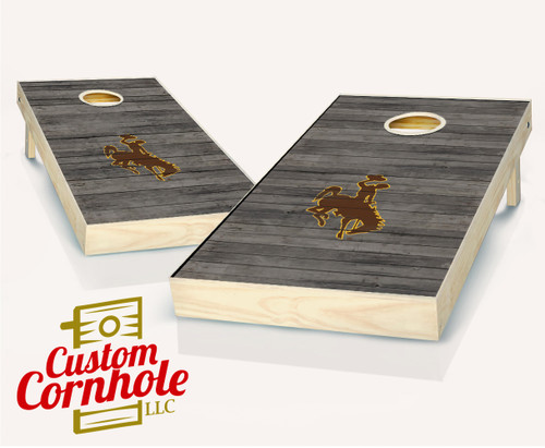 Wyoming Cowboys Distressed Cornhole Set with Bags