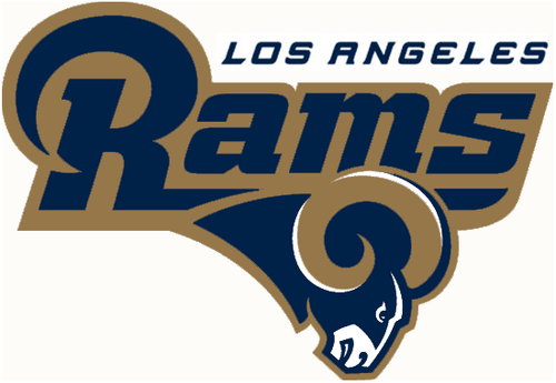 Rams Football Cornhole Decal